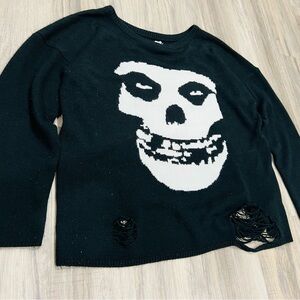 Misfits Fiend Skull Sweater
